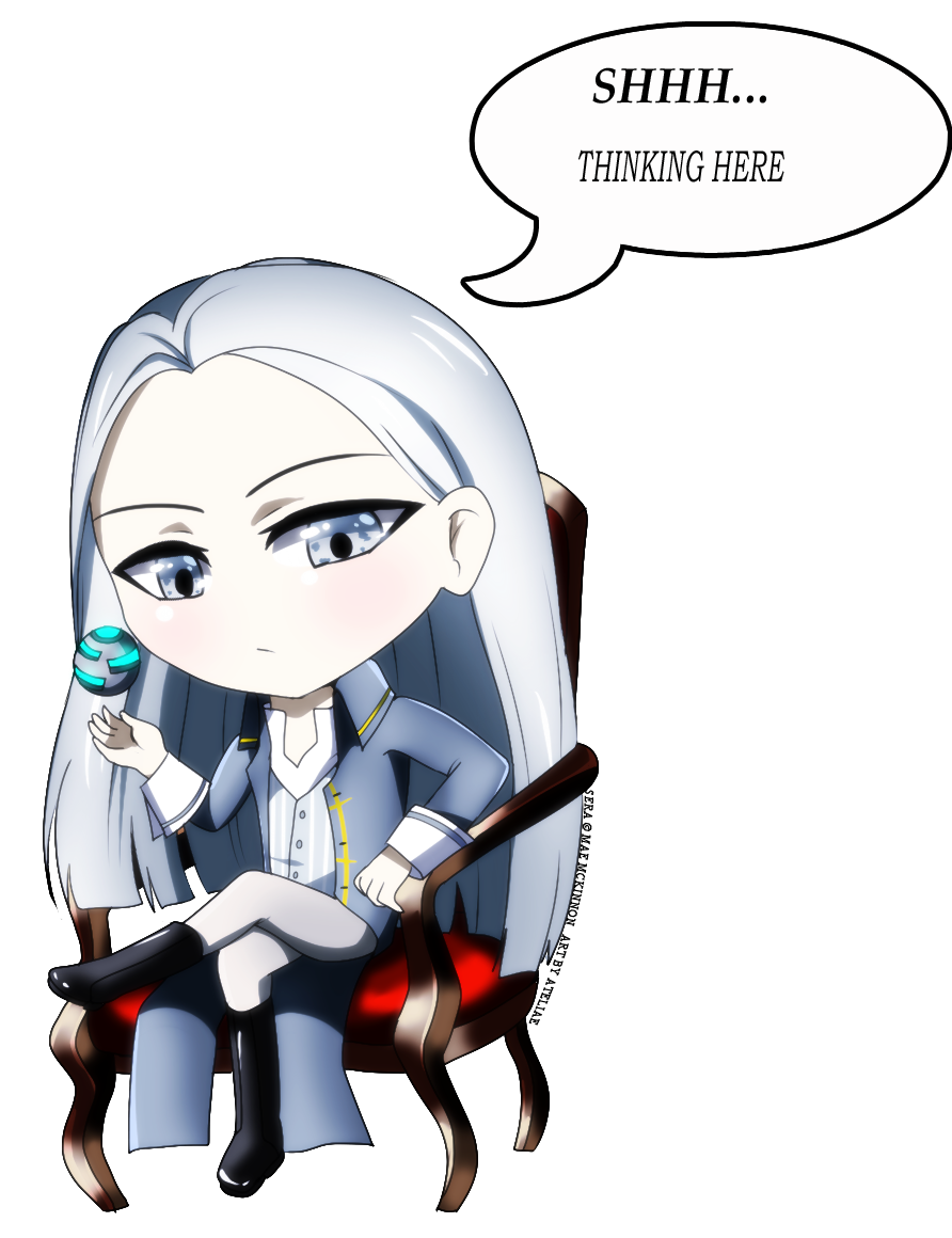 Sera Chibi Thinking